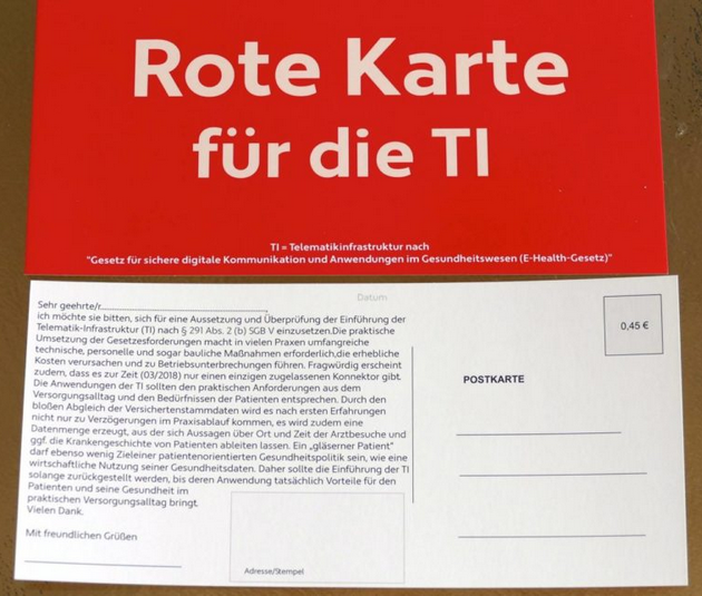 Rote Karte Berlin Termin Online Mitte Aktion “Rote Karte für die Telematik-Infrastruktur” – dieDatenschützer